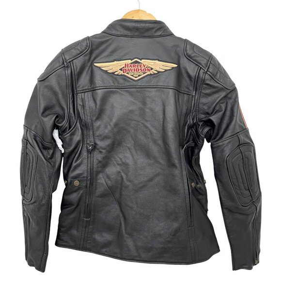 Harley-Davidson® Women’s Leather Motorcycle Jacket Small - Picture 2 of 15
